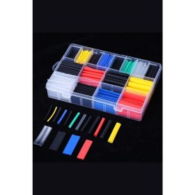 Resim 560 Parça Isıyla Daralan Makaron Kablo Kılıf Makaron Kablo Yalıtım Makaron Seti 