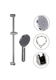 Resim 3 Fonksiyonlu Butonlu Sürgülü Duş Seti Eca Model Sürgülü Duş Seti Krom 