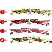 Resim Mobylette Etiket Takımı Ysm 