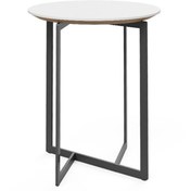 Resim Terna Beyaz Laminat Sehpa 45x55 cm 