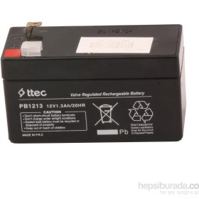Resim Ttec Plus 12V 1.3Ah Bakımsız Kuru Akü 