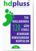Resim HD Pluss 120 Gün Etkili Ayak Koku Önleyici Koku Giderici Toz 6 x 15 G 