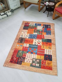 Resim En Ucuz Patchwork Halı Dekhera P5004 - 100X200 / Deri Taban 