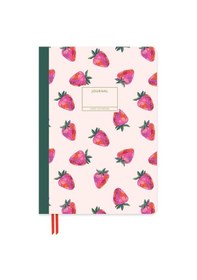 Resim Limited Edition A5 Ciltli Not Defteri - Painterly Strawberries 
