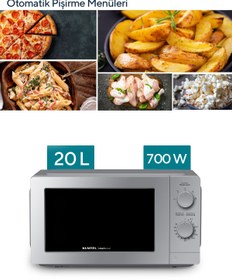 Resim KUMTEL Silver Smartwave Inverter Mikrodalga HMIN-06 