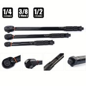 Resim 5-210Nm Tork Anahtarı Ayarlanabilir Tork Anahtarı Önceden Ayarlanmış Tork Anahtarı 1/4 3/8 1/2 Anahtar Tork Anahtarı 