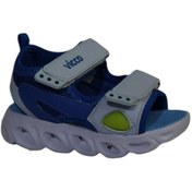 Resim Vicco 332.b21y.188 Anatomik Işıklı Erkek Çocuk Sandalet Saks 