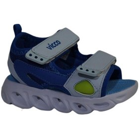 Resim Vicco 332.b21y.188 Anatomik Işıklı Erkek Çocuk Sandalet Saks 