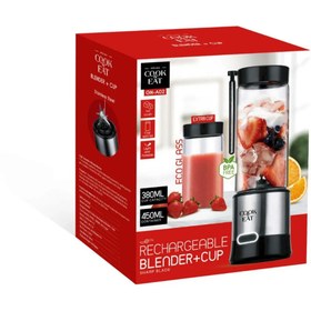 Resim teknotrust Turbo Taşınabilir Metal Kişişel Blender Shaken Smoothies Blender Keskin Bıçaklı Ekstra Cup 450Ml + 