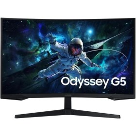 Resim Samsung 32" Odyssey G5 G55C LS32CG552EUXUF 1ms 165Hz (Hdmı+Dp) Qhd Curved Gaming Monitör 
