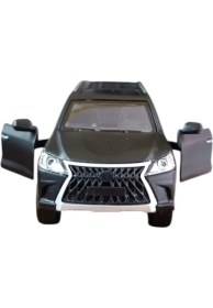 Resim Asya Oyuncak Kt. Metal Işıklı Sesli Jeep FY6208-12D-SIYAH Araba 