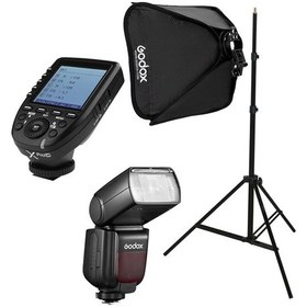 Resim Godox Tt685ıı-c Canon Flaş Full Set - X Pro + 40x40 Softbox 