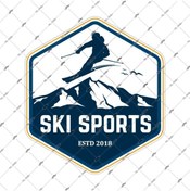 Resim Bay Etiket Hbg41 Kayak Sporu Etiketi 