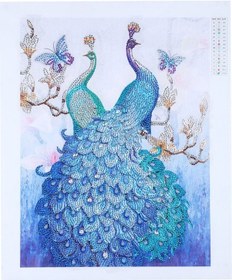 Resim Fosenze 40x50cm Yaratıcı Dıy Pano: Kısmi Yama Özel Şekil Taşlı El Sanatı Diamond Painting Çerçeve Yok 