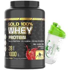 Resim Torq Nutrition Gold Whey Protein Çilek Aromalı 1000 G 