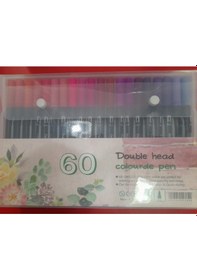 Resim Çift Taraflı Fırça Uçlu Marker Kalem Seti 60lı Set 