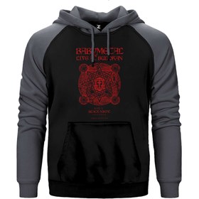 Resim Babymetal Live At Budokan Çift Renk Reglan Kol Sweatshirt / Hoodie - XS / Gri 