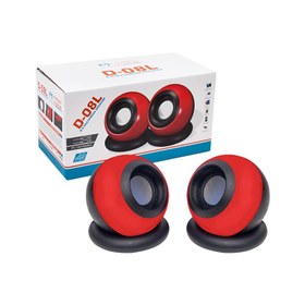 Resim 1 + 1 Usb Mini Oval Hoparlör ( 3w+3w*4 Ohm) D-08L 