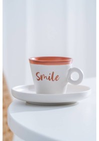 Resim Acar Ruby 6 Kişilik Kahve Fincan Takımı - 100 Ml Renkli 