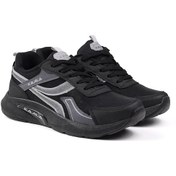 Resim Unisex Siyah Özel Tasarım Modern Konforlu Rahat Sneaker Günlük Yürüyüş Ayakkabısı Siyah 