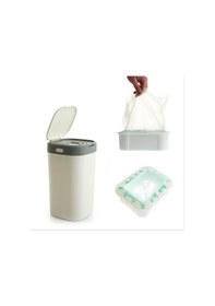Resim Motek Kartuşlu Bebek Bezi Kovası Atık Çöp Kovası 19 Litre Kartuş Dahildir Beyaz 