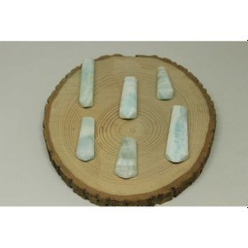 Resim Karayip Kalsit Taşı Piramit Uçlu Kısa Çubuk 