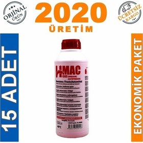 Resim H-Mac Organik Kırmızı Antifriz -40 Derece 1.5 L (15 Adet ) 