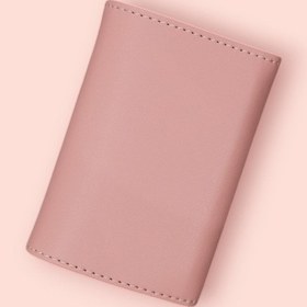 Resim Modica Paris - Vegan Deri Akordiyon Kartlık Cüzdan Şıklık Ve Fonksiyonun Buluştuğu Kusursuz Tasarım Pudra 