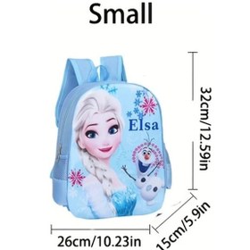 Resim Willowhaven Disney Frozen Geniş Omuz Askılı Sırt Çantası Mavi Küçük Boy Mavi 