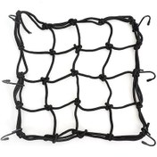 Resim Hombey Xiaomi M365/pro/1s İçin Kauçuk Ağ Çantası - Dayanıklı Lateks Malzeme, 6 Metal Kanca, Sıkıştırılabilir Stokaj Aksesuarı Siyah 