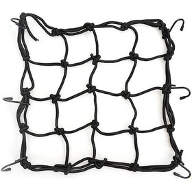 Resim Hombey Xiaomi M365/pro/1s İçin Kauçuk Ağ Çantası - Dayanıklı Lateks Malzeme, 6 Metal Kanca, Sıkıştırılabilir Stokaj Aksesuarı Siyah 