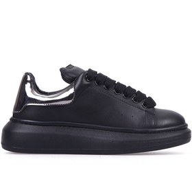 Resim Kadın Deri Sneaker 
