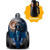 Resim Philips Powerpro Max FC9750/07 Elektrikli Süpürge + Çaycı HD7301/00 1.9 L Çay Makinesi 