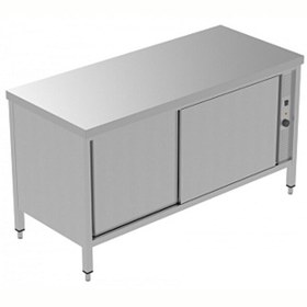 Resim Electrolux Professional Sıcaklık Dolabı 1 Ara Raf Ve 4 Kayar Kapılı Fanlı Isıtma Sırtsız - 1600 MM Plus GTCD1600E 