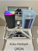 Resim Evahome Hava Nemlendirici Koku Bombası Gece Lambası Kare Tasarım Humidifier Koku Dagıtıcı 