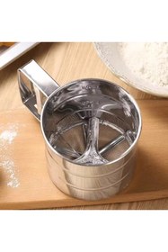 Resim BARENDA Çeyizlik Lüx Paslanmaz Çelik Pratik Un ve Şeker Eleği 