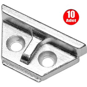 Resim ALETÇANTAM Pvc Zamak Üçgen Karşılık Pimapen Ispanyolet Karşılığı 10 Adet 