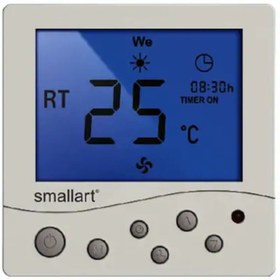 Resim Genel Markalar Fancoil Sıva Altı Dijital Termostatı SM2008FFN-L 