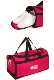 Resim GreandBags Unisex Fuşya Ayakkabı Bölmeli Spor Çantası Gym Fitness Çantası Seyahat Çantası 
