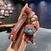 Resim OEMG Yeni Çizgi Film Animasyon Stitch Serisi Yumuşak Kauçuk Anahtarlık Bebek Çantası Kolye Anahtarlık Küçük Hediye (Yurt Dışından) 