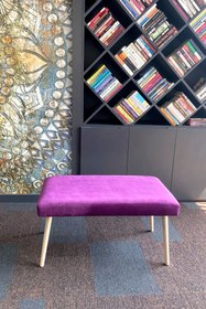 Resim DTM HOME Fuşya Bench Puf 