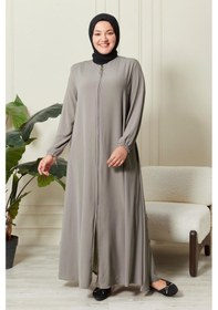 Resim Kadın Büyük Beden Mevlana Ferace 001 