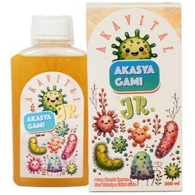 Resim Akavital Jr. Arap Zamkı İçeren Sıvı Takviye Edici Gıda 300 ml 