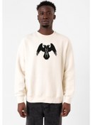 Resim Thor's Ravens Huginn And Muninn Ekru Erkek 2ip Sweatshirt Ekru 