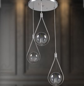 Resim Begüsa Meksika 3.lü Krom Füme Glob Cam 