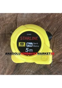 Resim Starline Çelik Şerit Metre 5 Metre 25 MM Profesyonel Metre N11.225 