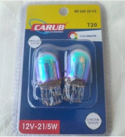 Resim Carub Diadem Park Ampulü T20 Wy21/5w 12v Amber Turuncu 2'li Takım 
