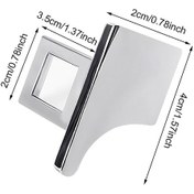 Resim Geeksen Araba Emniyet Kemeri Kilit Tokası Baş Klipsi Evrensel Gizli Metal Emniyet Kemeri Fişi Alarm İptal Edici Durdurucu İç Aksesuarlar Renk: Siyah 