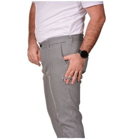 Resim Likralı Pötikare Aşçı Pantolon 