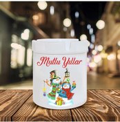 Resim Genel Markalar Yılbaşı Noel Temalı Baskılı Seramik Şık Küllük 